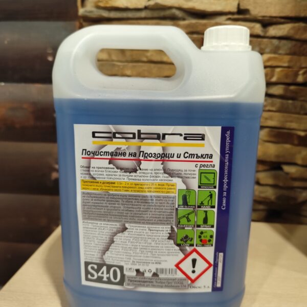 КОБРА за стъкло концентрат 5л./туба